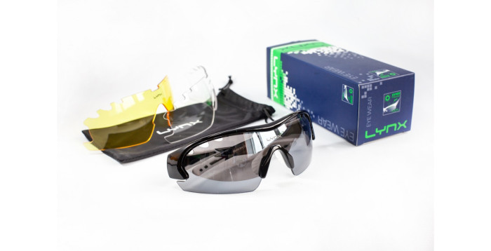 Очки Lynx Detroit BW Shiny black/White  