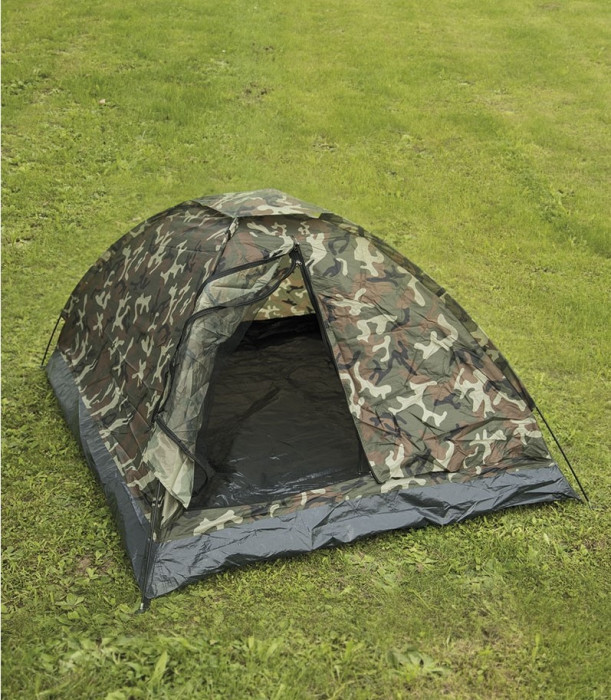 Палатка Mil-Tec IGLU STANDARD Woodland 3 Original  