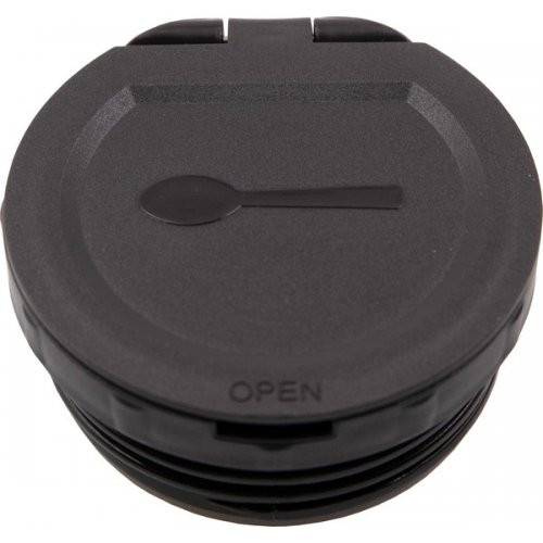 Термос Tramp с широким горлом 800 мл в чехле - черный  