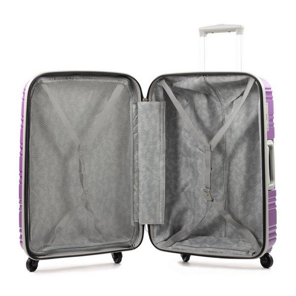 Чемодан Rock Impact (M), черный/синий  