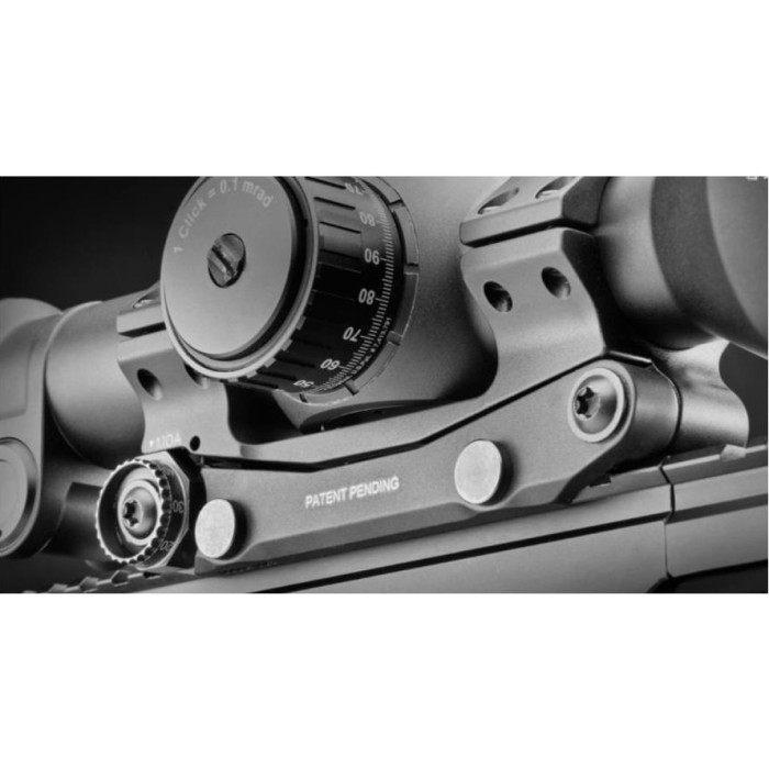 Моноблок Recknagel ERA-TAC GEN-2. d - 34 мм. 0-20 MRAD. BH 25 мм. Picatinny  