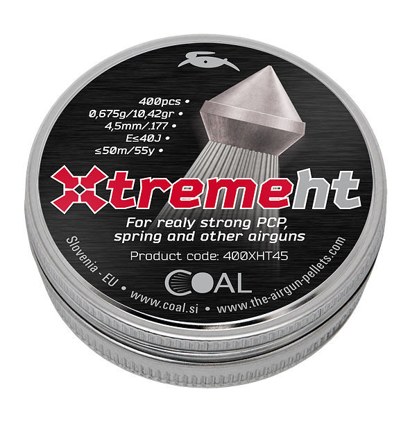 Пули Coal Xtreme HT, 4,5 мм , 0,675г, 400шт/уп 