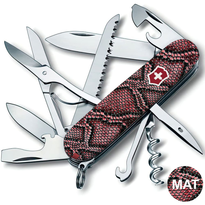 Складной нож Victorinox HUNTSMAN DESIGN Принт Кожа питона 1.3713.R2200pk  