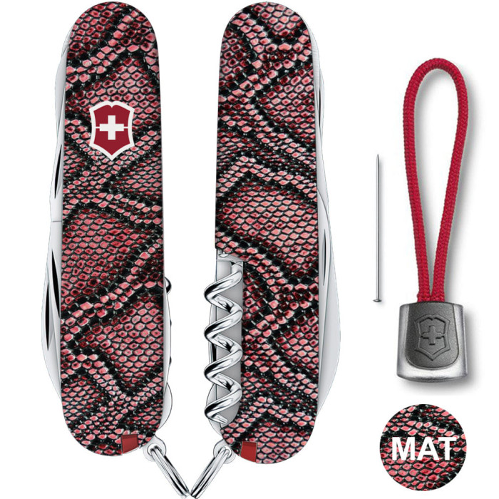Складной нож Victorinox HUNTSMAN DESIGN Принт Кожа питона 1.3713.R2200pk  
