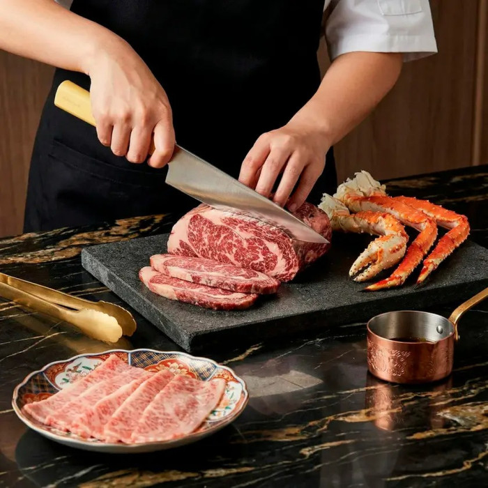 Нож кухонный Butterfork Chef's Knife AR-RPM9 ABS Yellow  