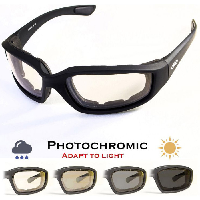 Очки Global Vision KickBack Photocromic (clear) фотохромные прозрачные  