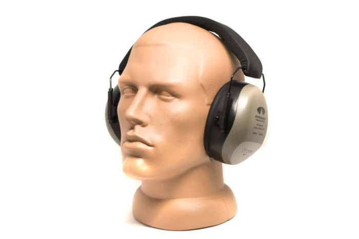 Наушники защитные Pyramex PM8010 (защита SNR 30 dB, NRR 26 dB), бежево-серые  