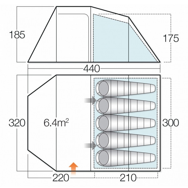 Палатка Vango Mambo 500  