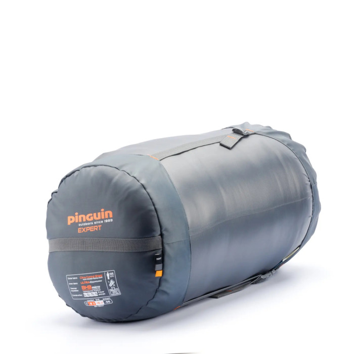 Спальный мешок Pinguin Expert (-8°С/-16°С), 185 см - Right Zip, Grey (PNG 233285) 2020  