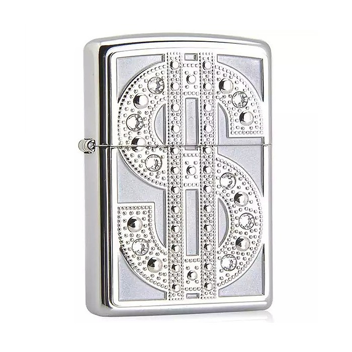 Зажигалка Zippo 250, Bling Emblem, 20904  