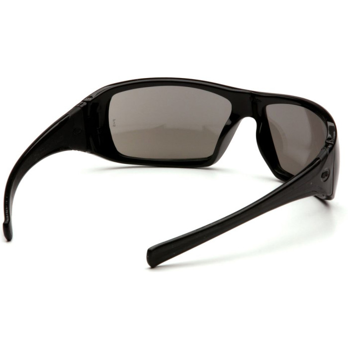 Очки Pyramex Goliath (silver mirror) зеркальные черные  