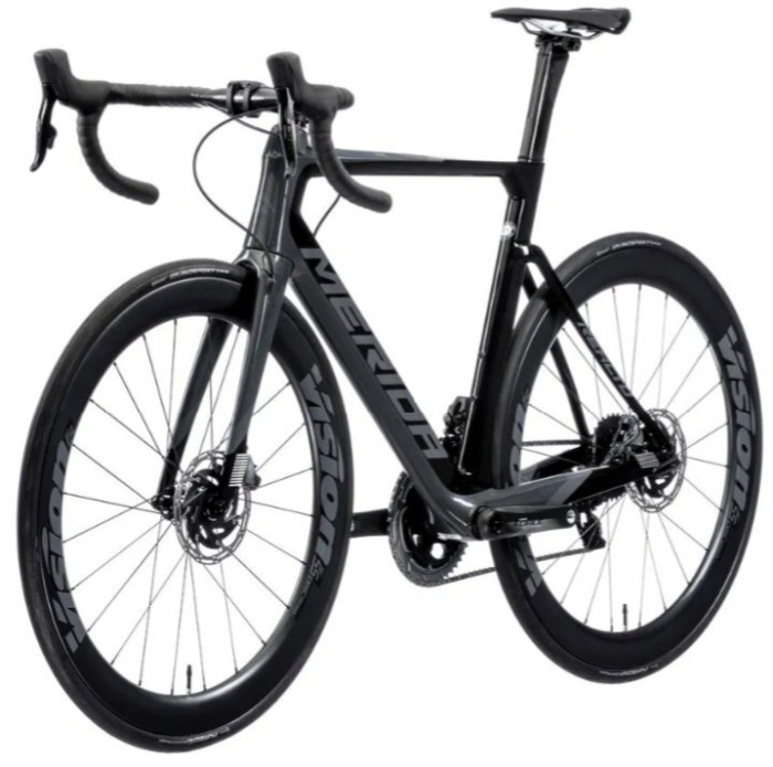 Велосипед Merida 2020 reacto disc force edition xl glossy black/gilttery silver  