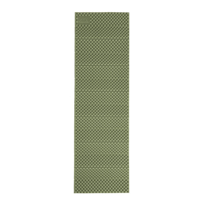 Коврик складной IXPE Naturehike NH19QD008, алюминиевая пленка, 185x56х1,8 см, оливковый зеленый  