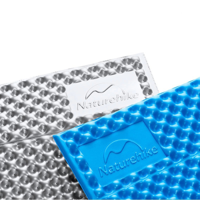 Коврик складной IXPE Naturehike NH19QD008, алюминиевая пленка, 185x56х1,8 см, оливковый зеленый  