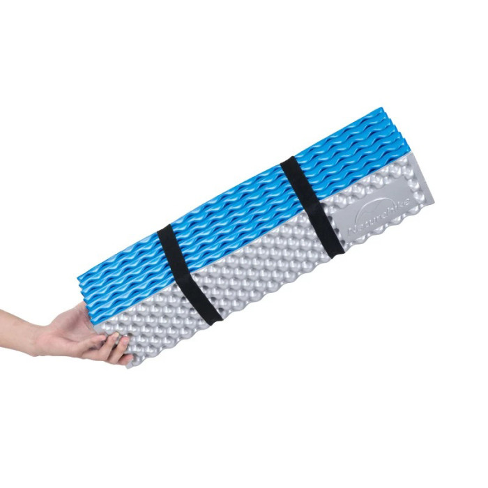 Коврик складной IXPE Naturehike NH19QD008, алюминиевая пленка, 185x56х1,8 см, оливковый зеленый  