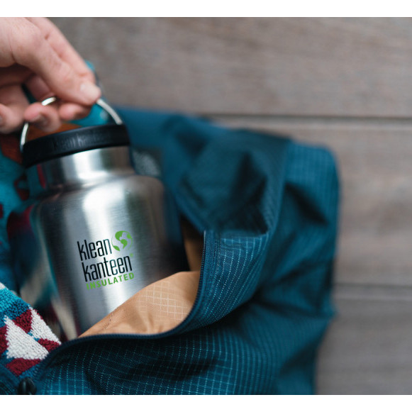 Термобутылка Klean Kanteen TKWide Loop Cap Brushed Stainless 1900 ml  