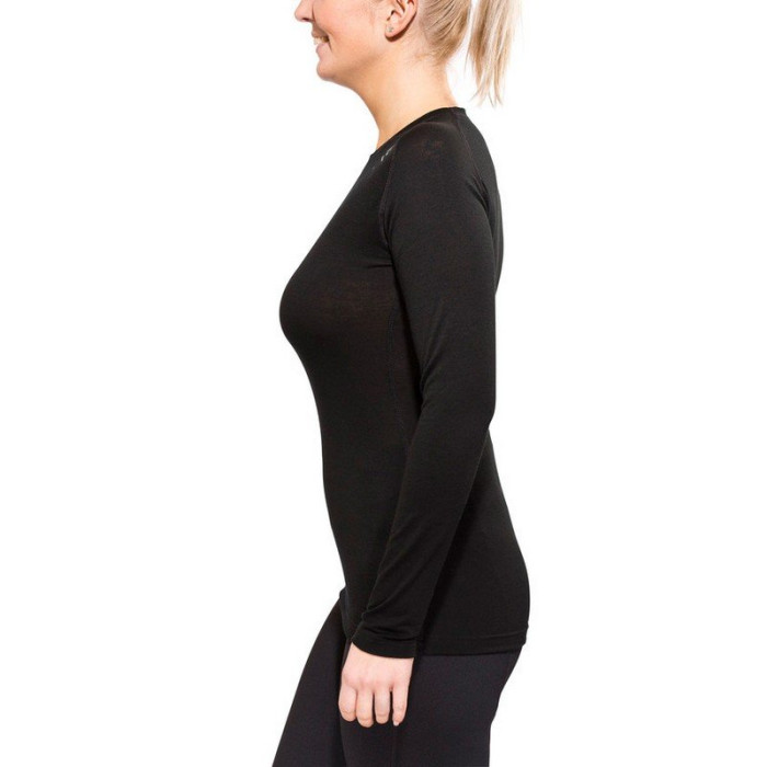 Термофутболка женская Aclima LightWool Shirt Crew Neck Woman JetBlack, XS  