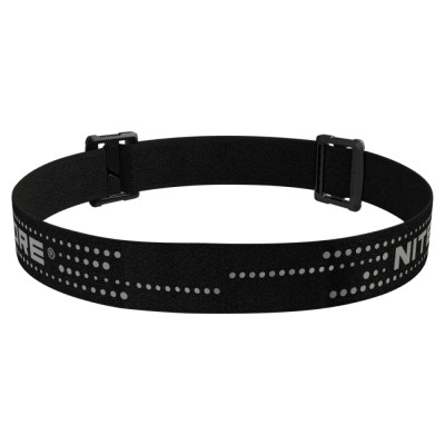Повязка для крепления фонаря на голову Nitecore (NU серия, с элементами светоотражения), черная