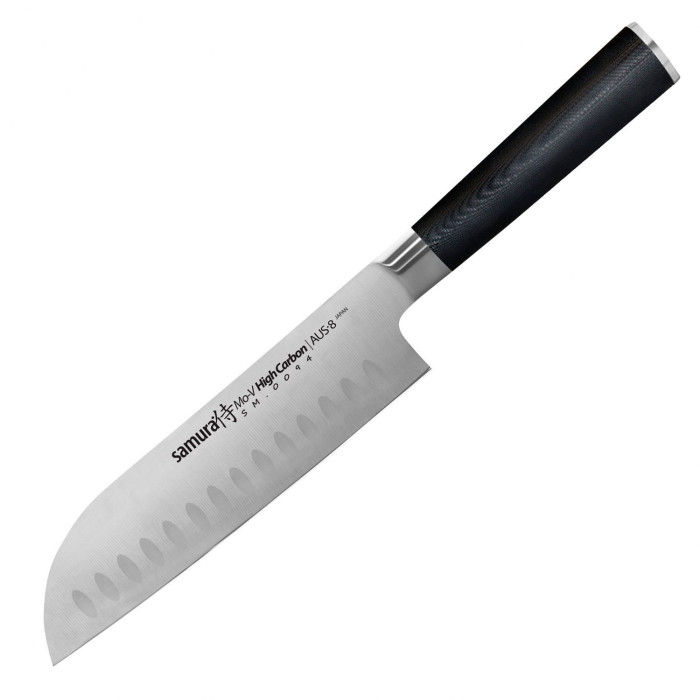 Нож кухонный Samura Mo-V Сантоку, 170 мм, SM-0094  