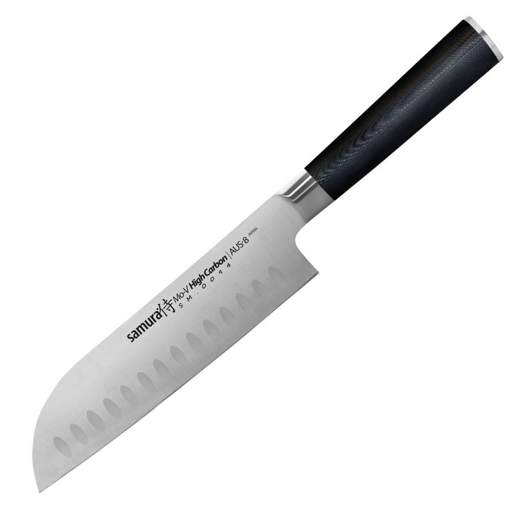 Нож кухонный Samura Mo-V Сантоку, 170 мм, SM-0094 
