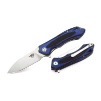 Складной нож Bestech Knives BELUGA (черный+синий)