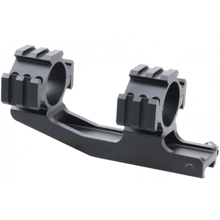 Моноблок Vector Optics 30 мм AR с планками Пикатини на кольцах по бокам и сверху.  