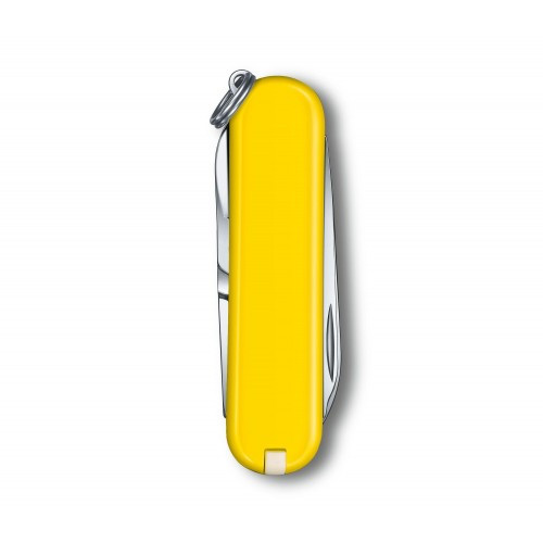 Нож-брелок Victorinox Classic SD Colors, Sunny Side, Gift Box (0.6223.8G) 7 функций, 58 мм, жёлтый  