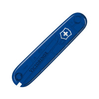 Накладка ручки ножа перед. blue translucent with Logo (91мм), VxC3602.T3