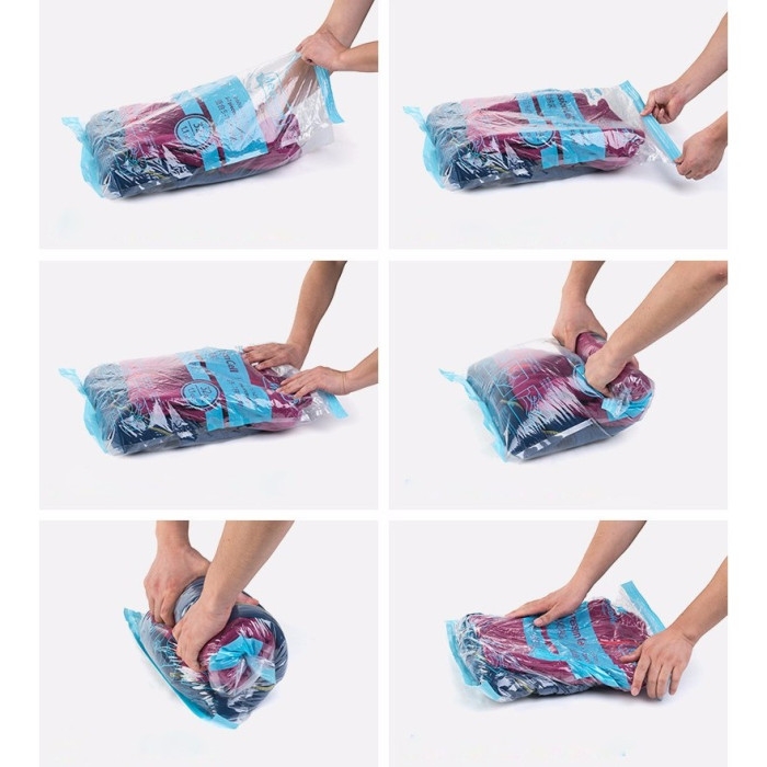 Набор компрессионных пакетов Naturehike (3 шт-40*50, 50*60, 60*70) light blue SN15M028-B  