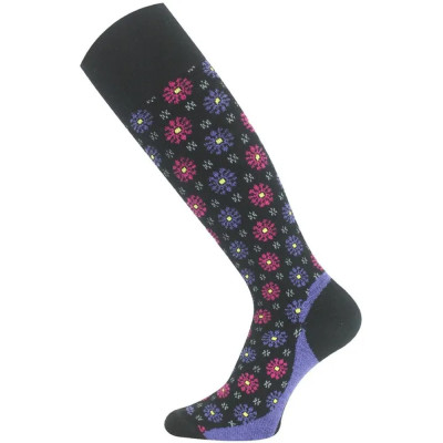 Термоноски лыжи Lasting SDF 904 - S - черный/розовый/фиолетовый