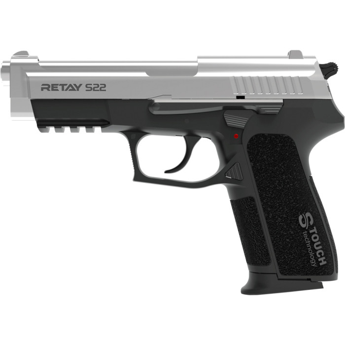 Пистолет стартовый Retay S22 9мм nickel (M530106N)  
