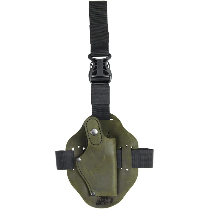 Кобура Ammo Key ILLEGIBLE-1 S Olive на бедро для ПМ (KO.IL1.PM.S.06.0)  