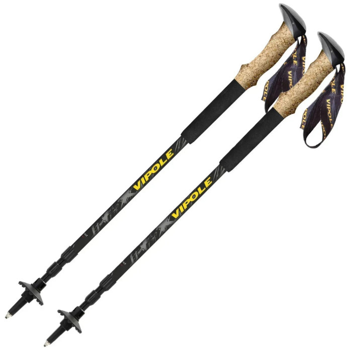 Палки трекинговые Vipole Discovery Cork DLX (S25 12)  