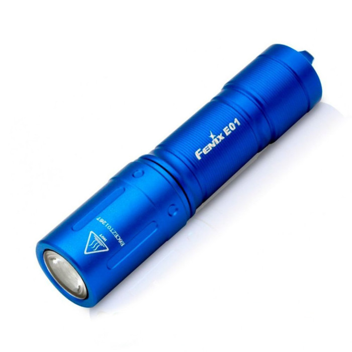 Фонарь ручной Fenix E01 V2.0 голубой (поврежденная упаковка) 