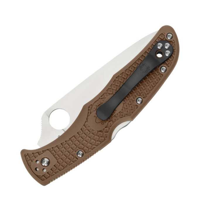 Нож Spyderco Endura 4 FRN Flat Ground (коричневый)  