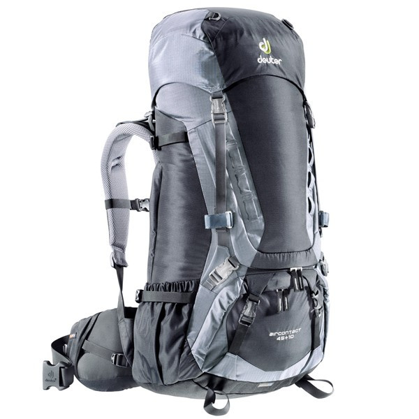 Рюкзак Deuter Aircontact, 45 + 10 л, black-titan  