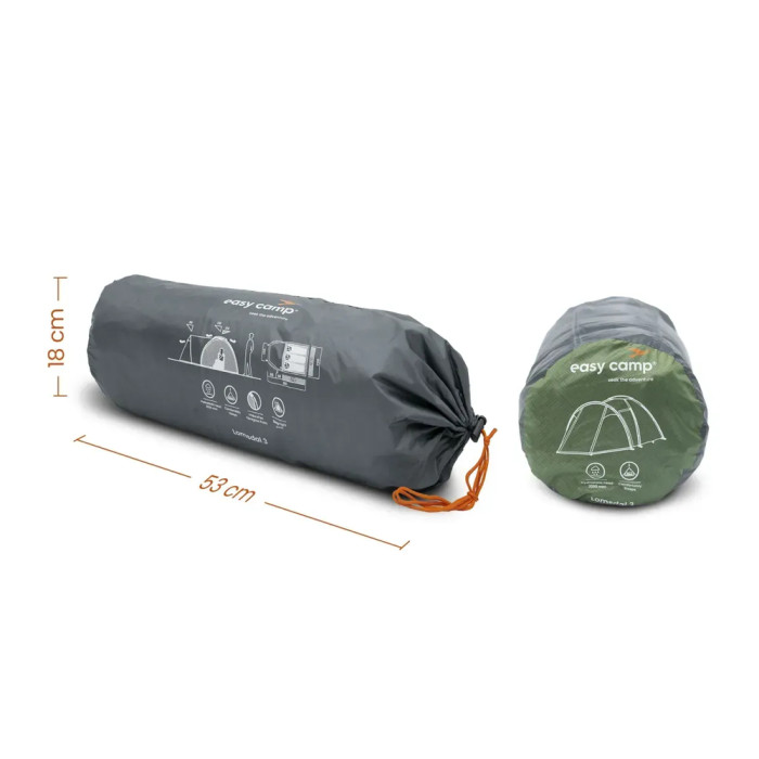 Палатка трехместная Easy Camp Lomsdal 3 (120479)  