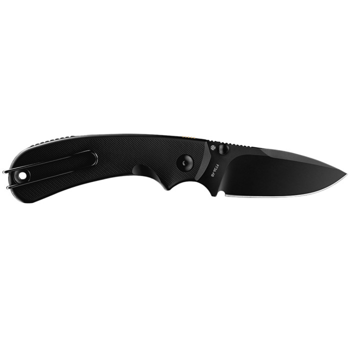 Нож складной карманный Ruike P736-AB, (7.5 см) 14C28N / алюминий, черный  