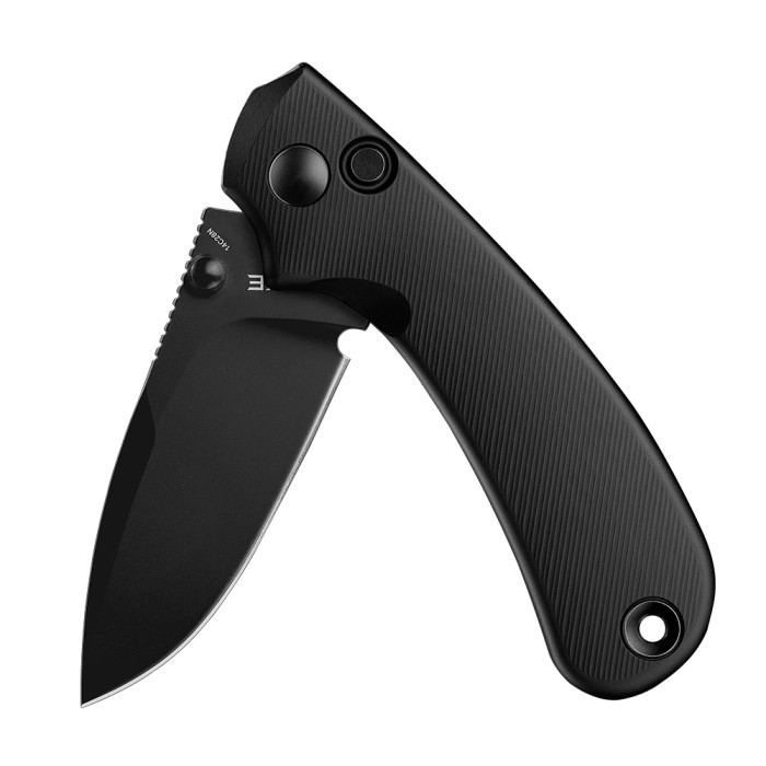 Нож складной карманный Ruike P736-AB, (7.5 см) 14C28N / алюминий, черный  