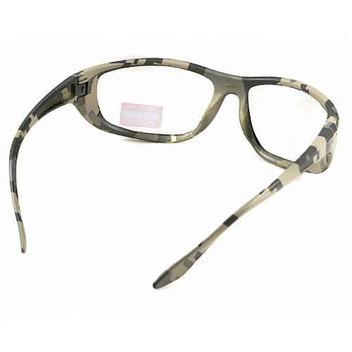 Очки Global Vision Hercules-6 Digital Camo (clear) прозрачные в камуфлирующей оправе  