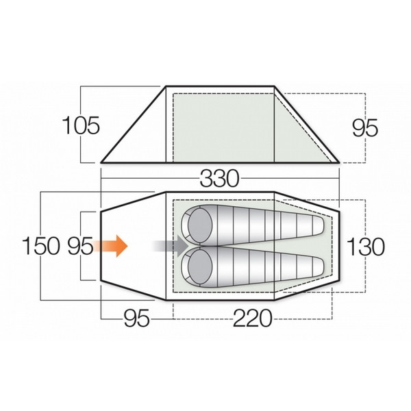 Палатка Vango Meteor 200  