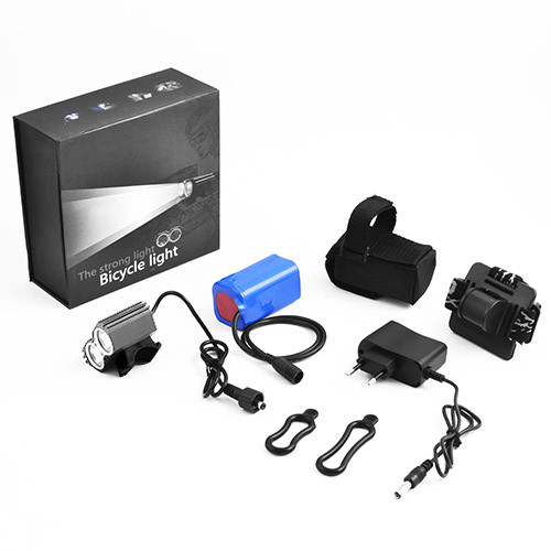 Велофара + на лоб Police F09-2T6  