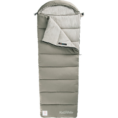 Спальный мешок с капюшоном с обычным мешком для хранения Naturehike M180 CNK2350WS023 левый, светло-зеленый