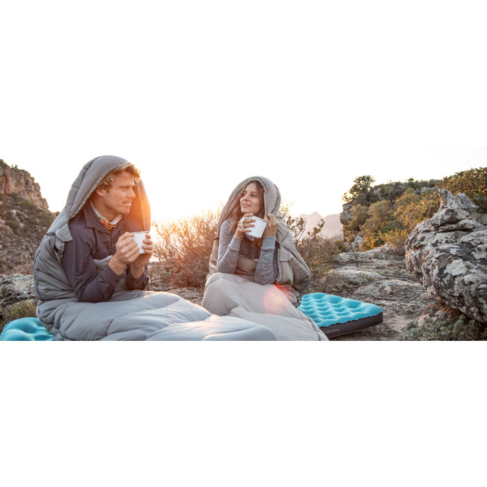 Спальный мешок с капюшоном с обычным мешком для хранения Naturehike M180 CNK2350WS023 левый, светло-зеленый  