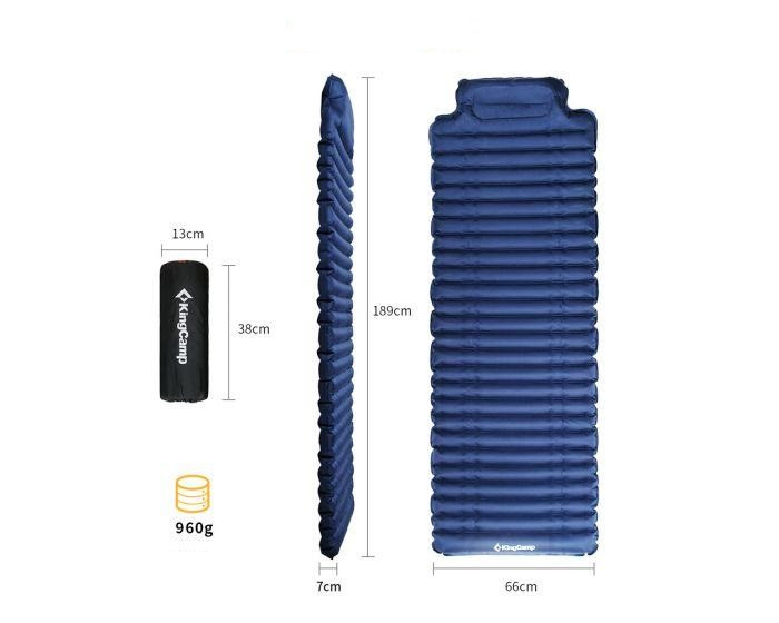Надувной коврик KingCamp Comfort Light (KM1903) NAVY  