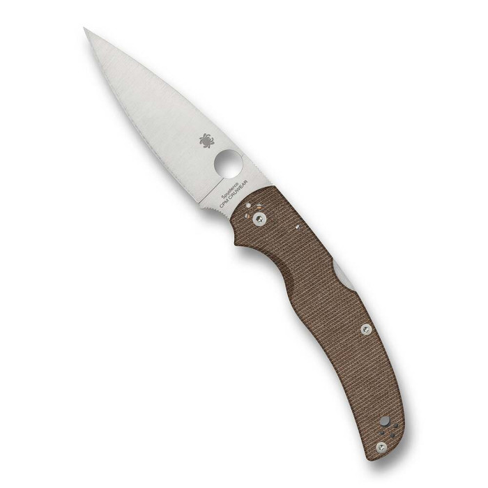 Нож Spyderco Native Chief, Brown Canvas Micarta brown  
