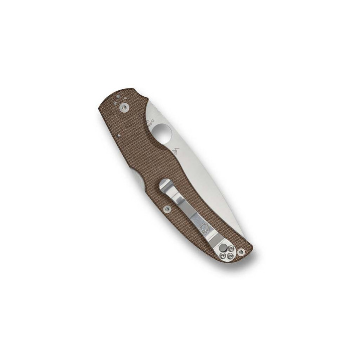 Нож Spyderco Native Chief, Brown Canvas Micarta brown  