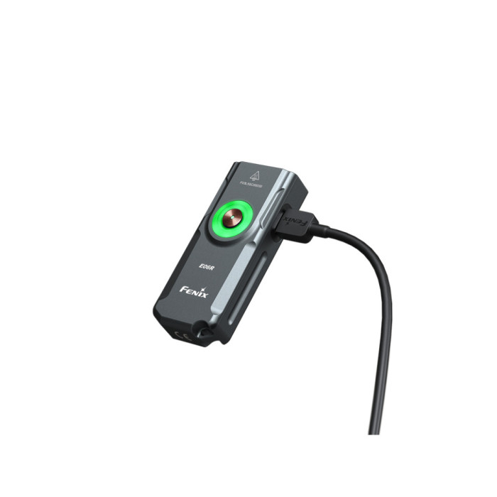 Фонарь наключный Fenix ​​E06R серый (Открытая упаковка)  