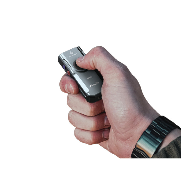 Фонарь наключный Fenix ​​E06R серый (Открытая упаковка)  