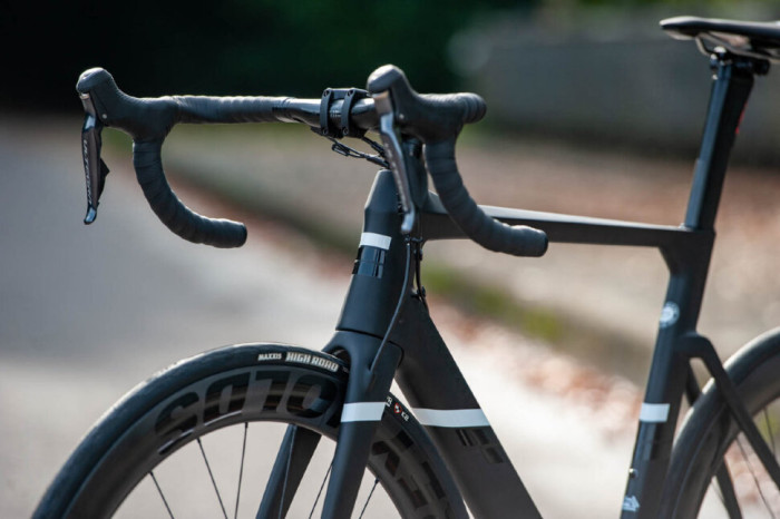 Велосипед Merida 2020 reacto disc ltd xl matt/shiny black(white)  